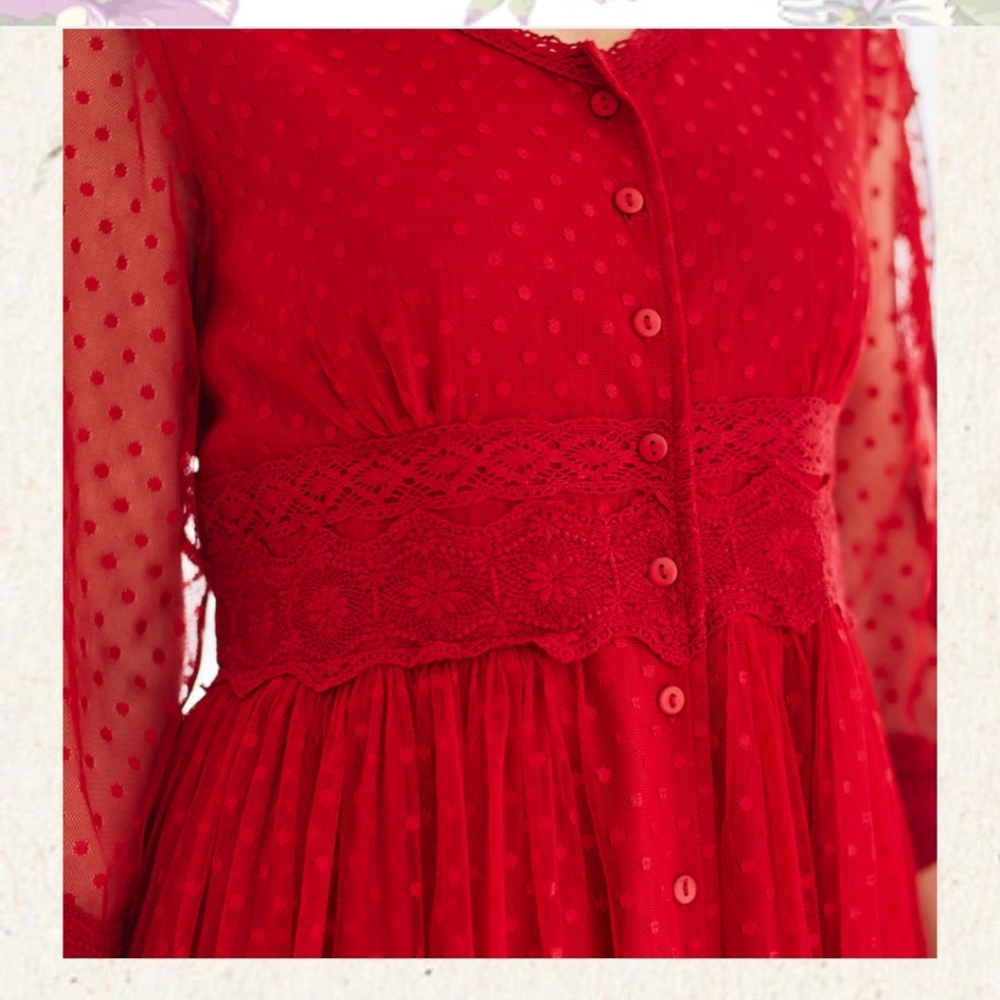 Red dress 👗 🥻 - Picture 8 of 8